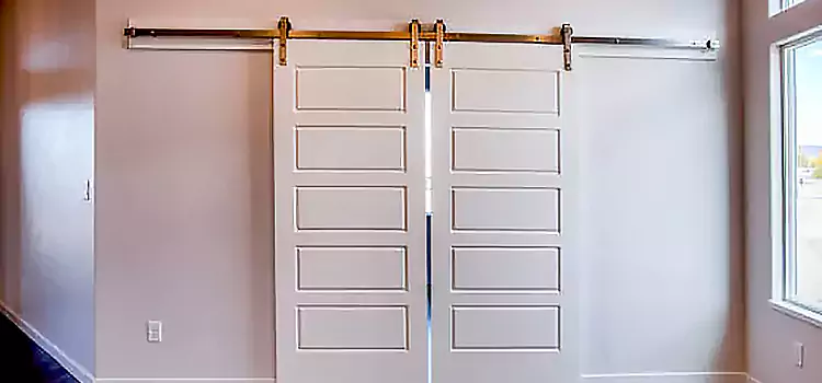 Glass Barn Door with Installation Hardware Kit Kennesaw