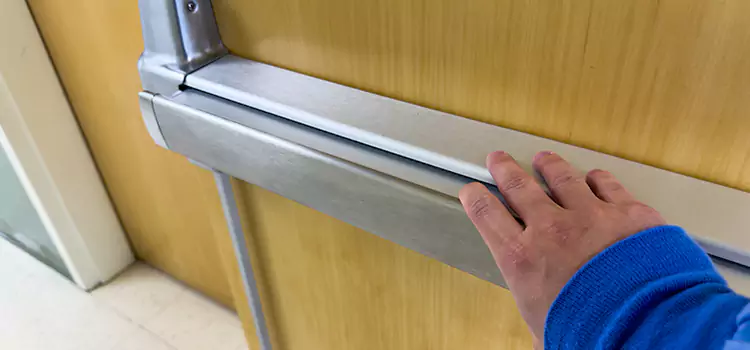 Installing a Push Bar on a Door Kennesaw